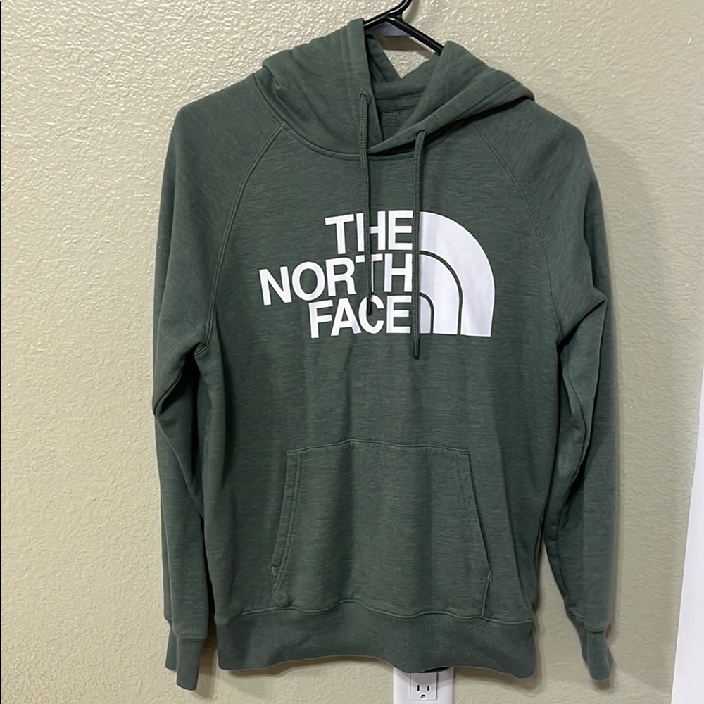 The North Face Green Hoodie Outdoor Sweatshirt